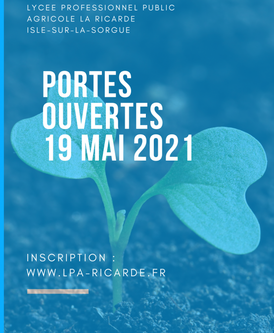 PORTES OUVERTES 19 MAI 2021 à 14h