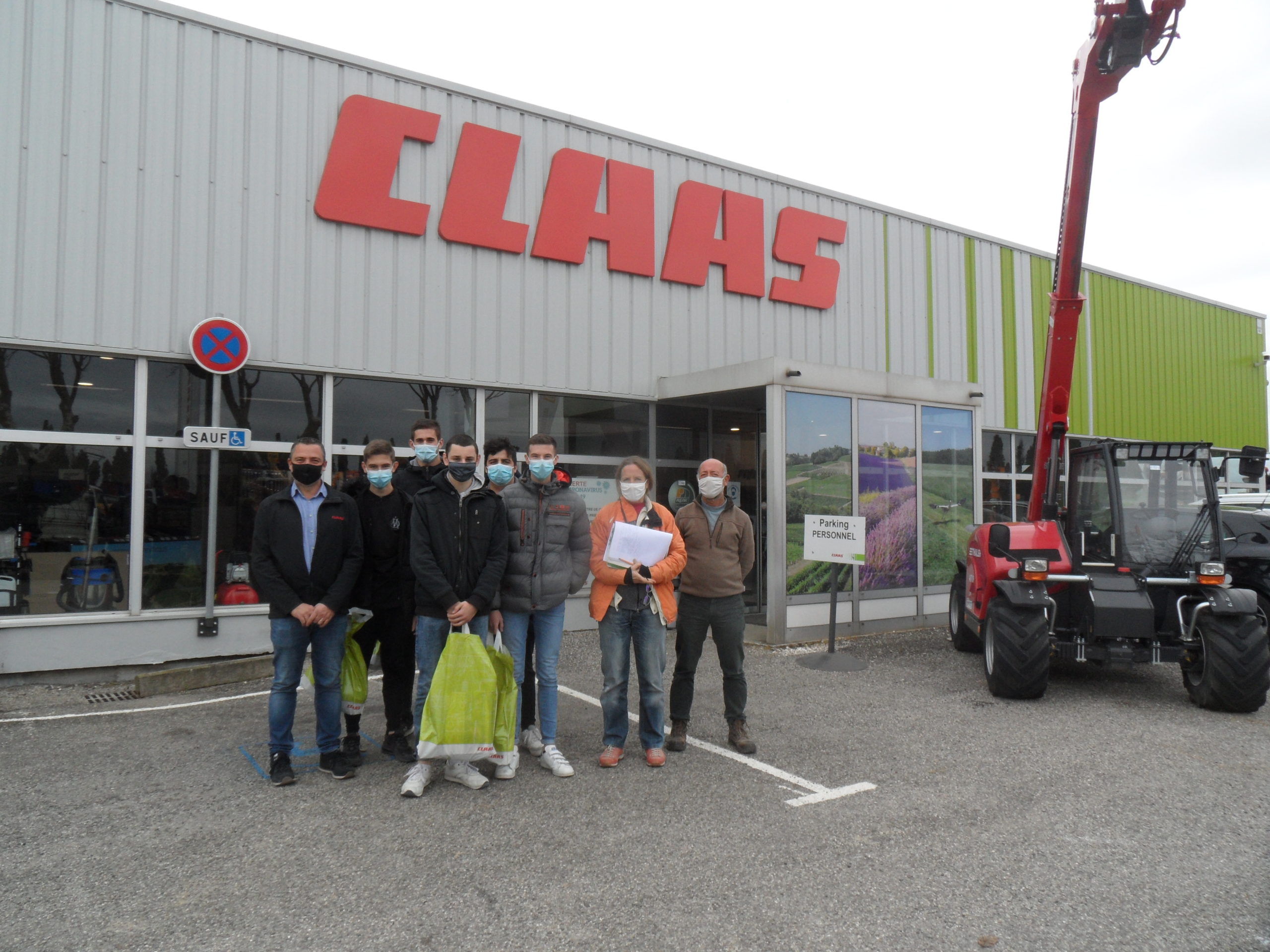 Visite de l’entreprise CLAAS à Saint Andiol